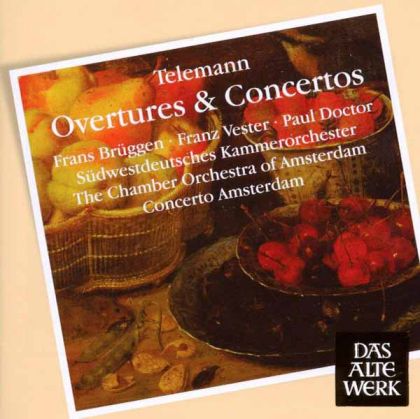 Concerto Amsterdam, Frans Brüggen - Telemann: Overtures & Concertos [ CD ]