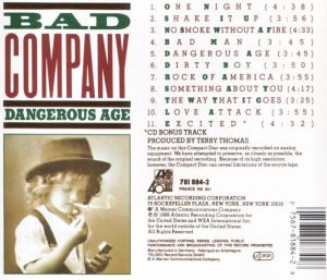 Bad Company - Dangerous Age [ CD ]