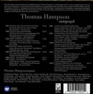 Thomas Hampson - Thomas Hampson Autograph (12CD Box) [ CD ]