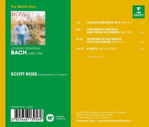 Scott Ross - Bach: Harpsichord Recital - Italian Concerto, Chromatic Fantasia, French Overture [ CD ]