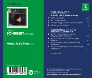 Schubert, F. - Piano Sonata No. 21, Impromptus [ CD ]