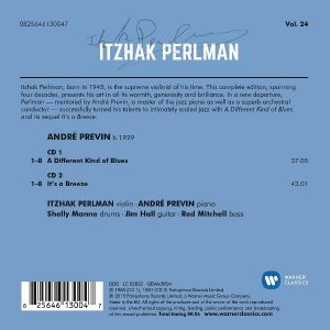 Itzhak Perlman, Andre Previn - Previn: A Different Kind Of Blues & It's A Breeze (2CD)
