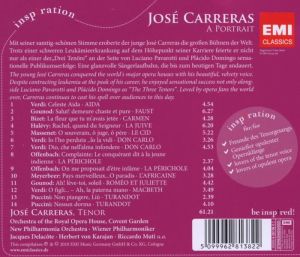 Jose Carreras - A Portrait [ CD ]