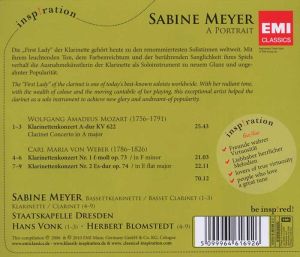 Sabine Meyer - A Portrait: Works by Mozart & Weber [ CD ]