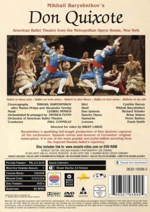 Minkus, L. - Don Quixote (American Ballet Theatre & Mikhail Baryshnikov) (DVD-Video) [ DVD ]