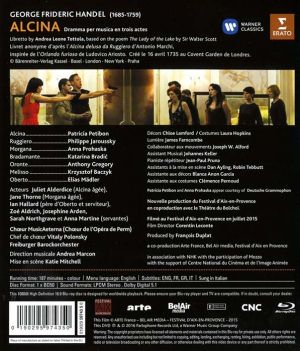 Philippe Jaroussky - Handel: Alcina [Festival 'Aix En Provence] (Blu-Ray)