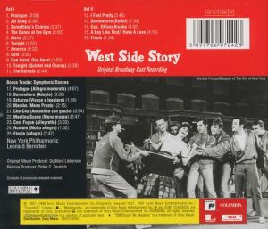 West Side Story: Original Broadway Cast Recording - Leonard Bernstein [ CD ]