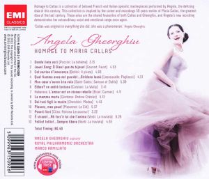 Angela Gheorghiu - Homage To Maria Callas - Favorite Opera Arias (Deluxe Edition) [ CD ]