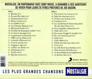 Joe Dassin - Les Plus Grandes Chansons Nostalgie (2CD)