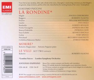 Antonio Pappano, London Symphony Orchestra  - Puccini: La Rondine (3CD box)