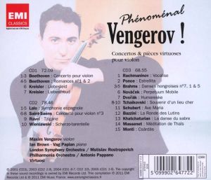 Maxim Vengerov - Phenomenal Vengerov (3CD)