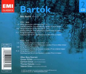 Alban Berg Quartett - Bartok: The Complete String Quartets No.1-6 (2CD) [ CD ]