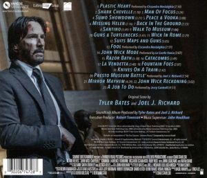 John Wick: Chapter 2 (Original Motion Picture Soundtrack) - Score By Tyler Bates & Joel Richard [ CD ]