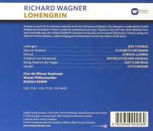 Rudolf Kempe, Wiener Philharmoniker - Wagner: Lohengrin (3CD) [ CD ]