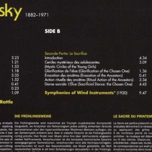 Simon Rattle - Stravinsky: Le Sacre Du Printemps (The Rite Of Springs) (Vinyl)