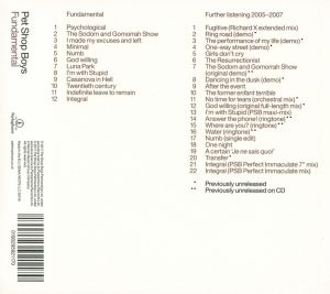 Pet Shop Boys - Fundamental: Further Listening 2005-2007 (2CD) [ CD ]
