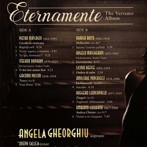 Angela Gheorghiu - Eternamente (The Verismo Album) (Vinyl)