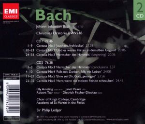 Philip Ledger - Bach: Christmas Oratorio (2CD)
