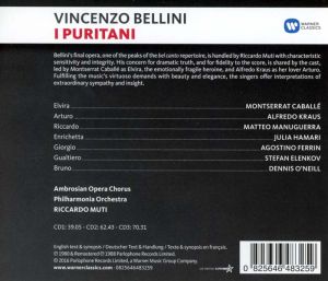 Riccardo Muti, Philharmonia Orchestra - Vincenzo Bellini: I Puritani (3CD box)