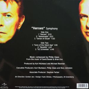 Philip Glass - Heroes Symphony (From The Music Of David Bowie & Brian Eno) (Vinyl) [ LP ]