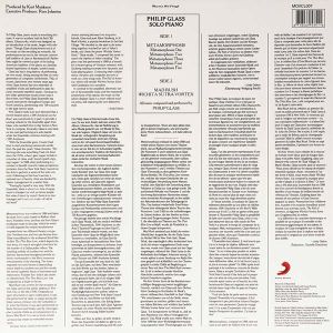 Philip Glass - Solo Piano (Vinyl) [ LP ]