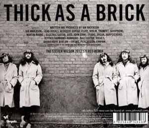 Jethro Tull - Thick As A Brick (The Steven Wilson 2012 Stereo Remix) [ CD ]