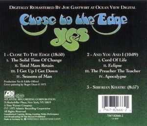 Yes - Close To The Edge (Remastered) [ CD ]