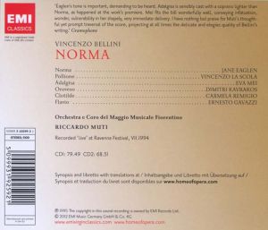 Orchestra del Maggio Musicale Fiorentino, Riccardo Muti - Bellini: Norma (Live At Ravenna) (2CD)
