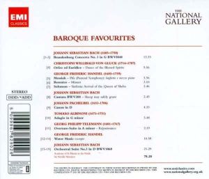 Baroque Favourites - Albinoni, Handel, Bach, Pachelbel, Gluck, Telemann [ CD ]