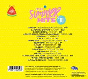Payner Summer Hits 2018 - Компилация [ CD ]