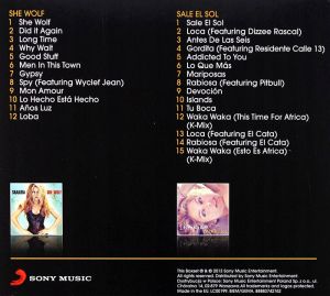 Shakira - She Wolf & Sale El Sol (2CD Box Set)