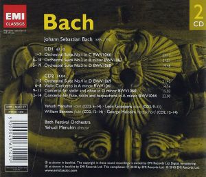 Yehudi Menuhin - Bach: Orchestral Suites No.1-4, Violin Concerto.. (2CD)