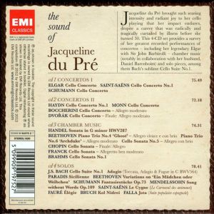 Jacqueline Du Pre - The Sound Of Jacqueline Du Pre (4CD)