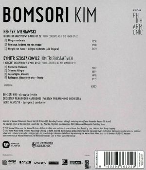 Bomsori Kim & Warsaw Philharmonic - Wieniawski  & Shostakovich Violin Concertos [ CD ]