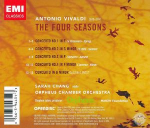 Sarah Chang - Vivaldi: The Four Seasons (CD)
