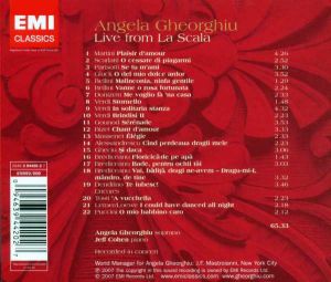 Angela Gheorghiu - Live From La Scala [ CD ]