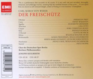 Weber, C.M. Von - Der Freischutz (3CD) [ CD ]