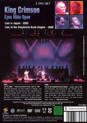 King Crimson - Eyes Wide Open (2 x DVD-Video)