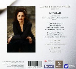 Le Concert d’Astree, Emmanuelle Haim - Handel: Messiah (Cardboard Deluxe) (2CD)