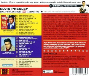 Elvis Presley - Girls! Girls! Girls! + Loving You [ CD ]