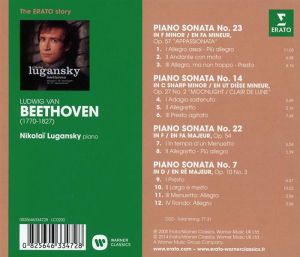 Beethoven, L. Van - Piano Sonatas No.7, No.14 'Moonlight', No.22 & No.23 'Appasionata' [ CD ]