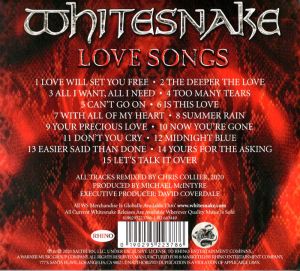 Whitesnake - Love Songs (2020 Remix) (Digisleeve) [ CD ]