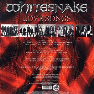 Whitesnake - Love Songs (2020 Remix) (Limited Edition, Red Coloured) (2 x Vinyl) 