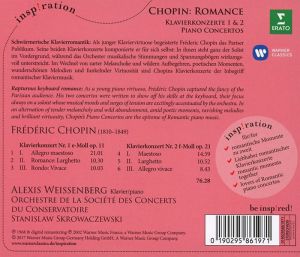 Alexis Weissenberg - Chopin: Romance - Piano Concertos No.1 & 2 [ CD ]