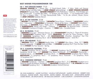 100 Best Wiener Philharmoniker - Various Artists (6CD) [ CD ]