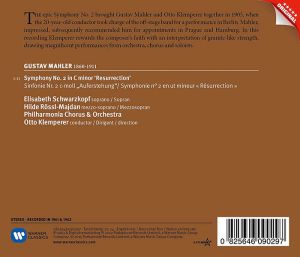 Otto Klemperer, Philharmonia Orchestra - Mahler: Symphony No.2 'Resurrection' [ CD ]