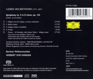 Herbert von Karajan - Beethoven: Symphony No.9 (Super Audio CD)