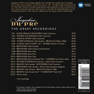 Jacqueline Du Pre - The Great Recording (17CD Box)
