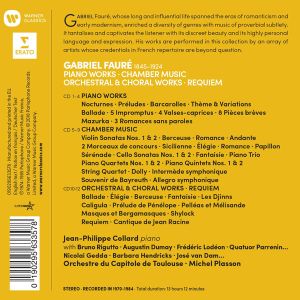 Jean-Philippe Collard - Faure: Piano Works, Chamber Music, Orchestral & Choral Works, Requiem (12CD Box)