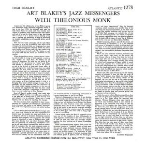 Art Blakey - Art Blakey's Jazz Messengers with Thelonious Monk (2 x Vinyl)